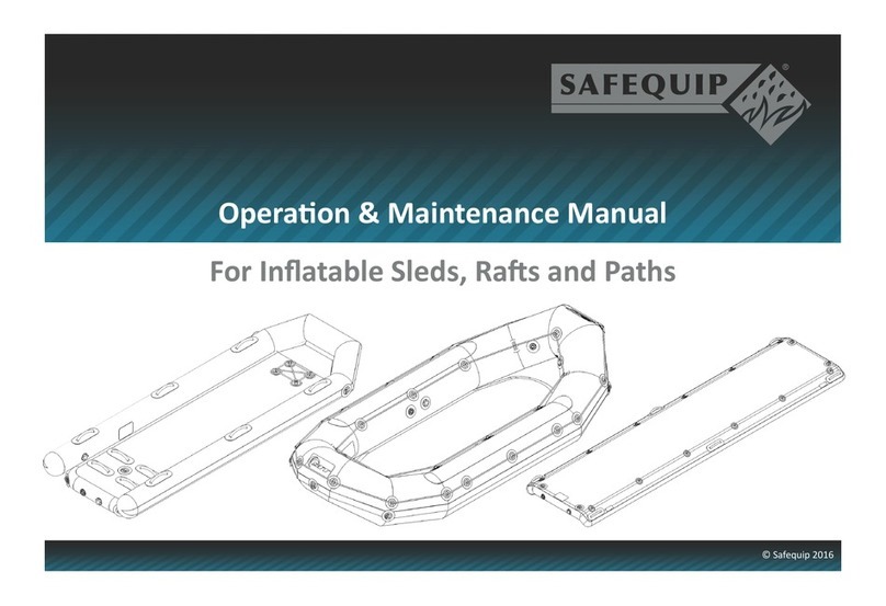SAFEQUIP Inflatable Sleds Operation & maintenance manual