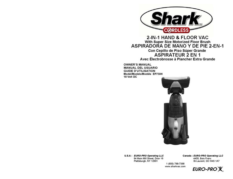 EUROPRO Shark EP750H owner's manual