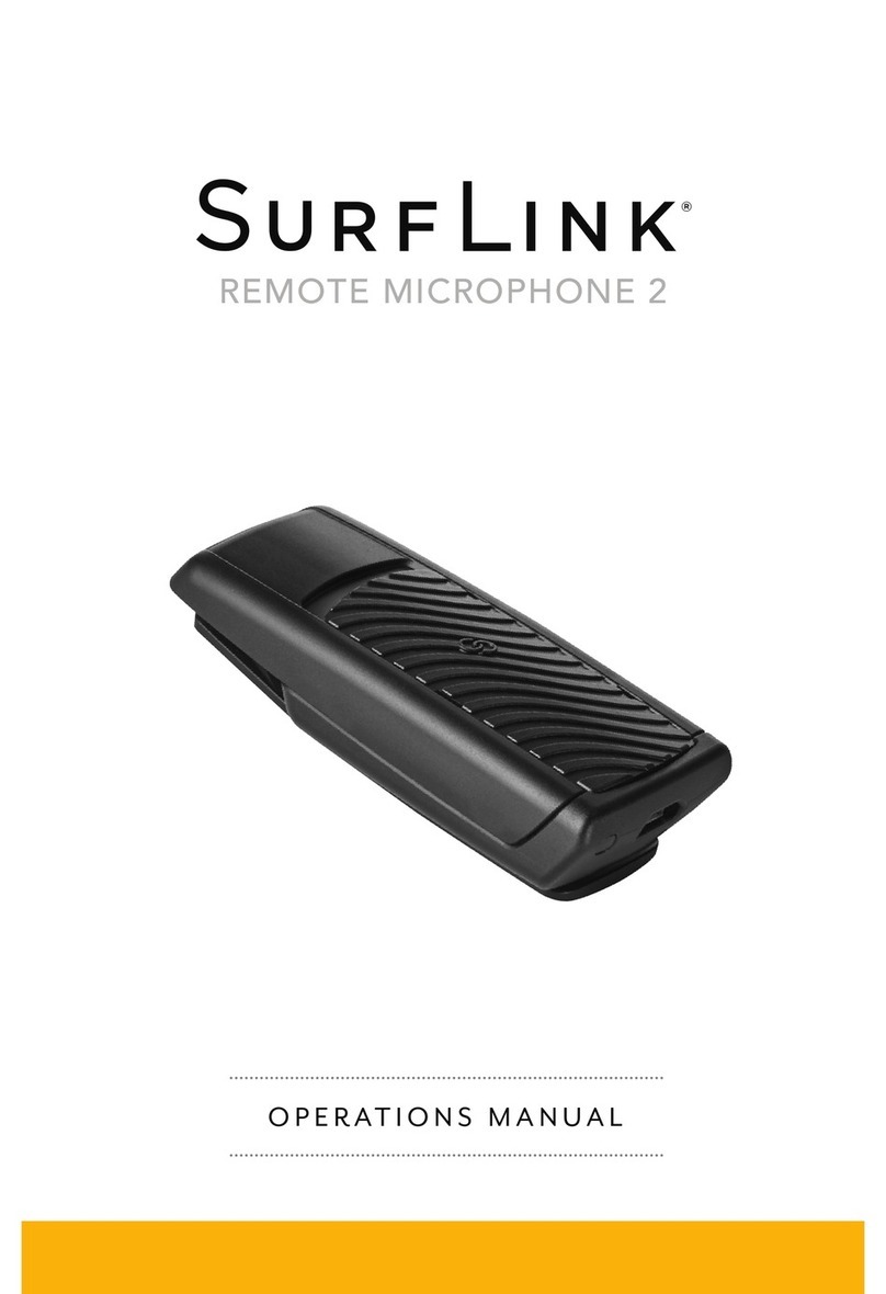 Starkey Hearing Technologies SurfLink Remote Microphone 2 Operation manual