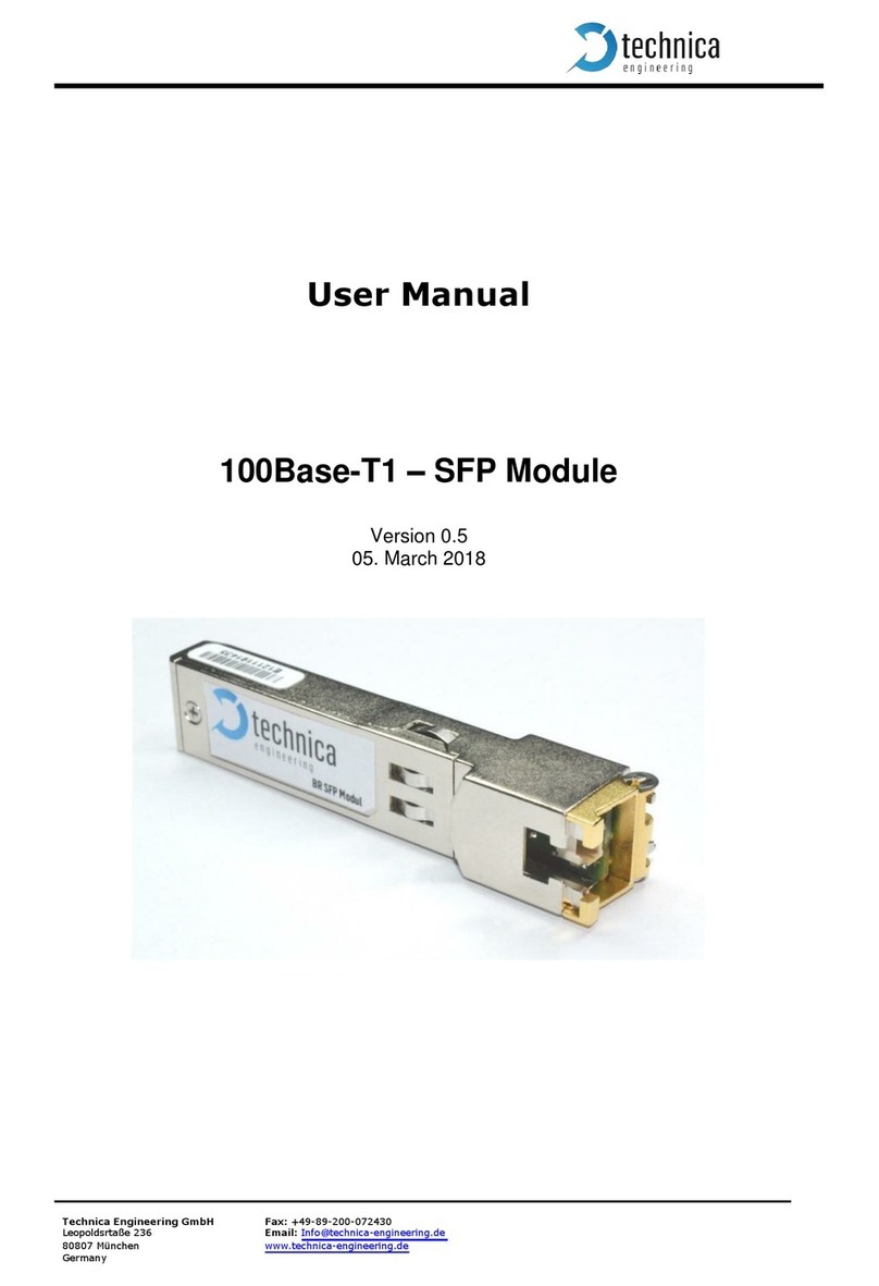 Technica Engineering 100Base-T1 SFP User manual