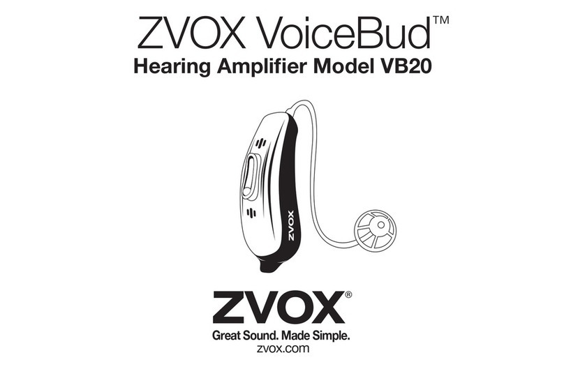 Zvox Audio VoiceBud VB20 user manual