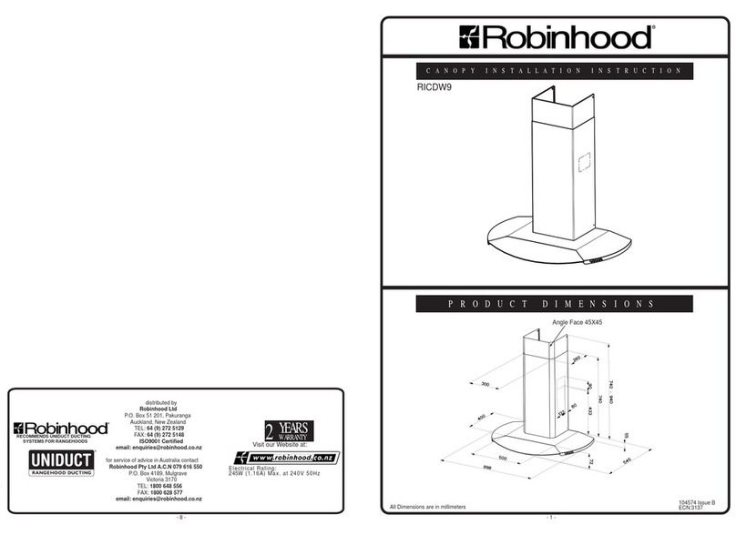 ROBINHOOD RICDW9 User manual