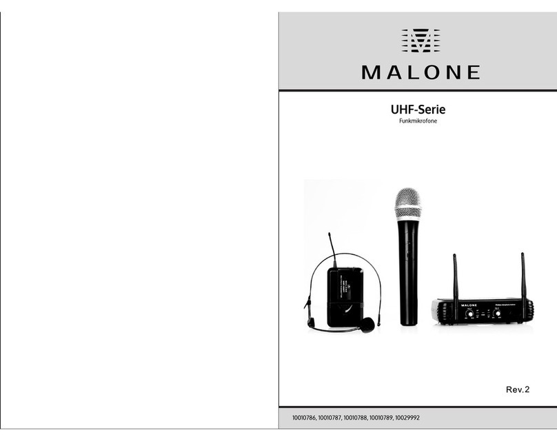 Malone UHF Series manual