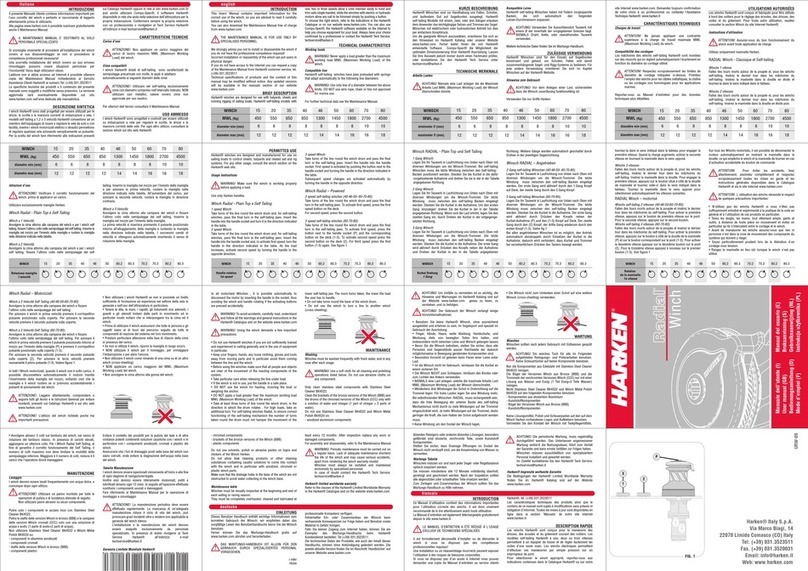 Harken Radial 40 Rewind user manual