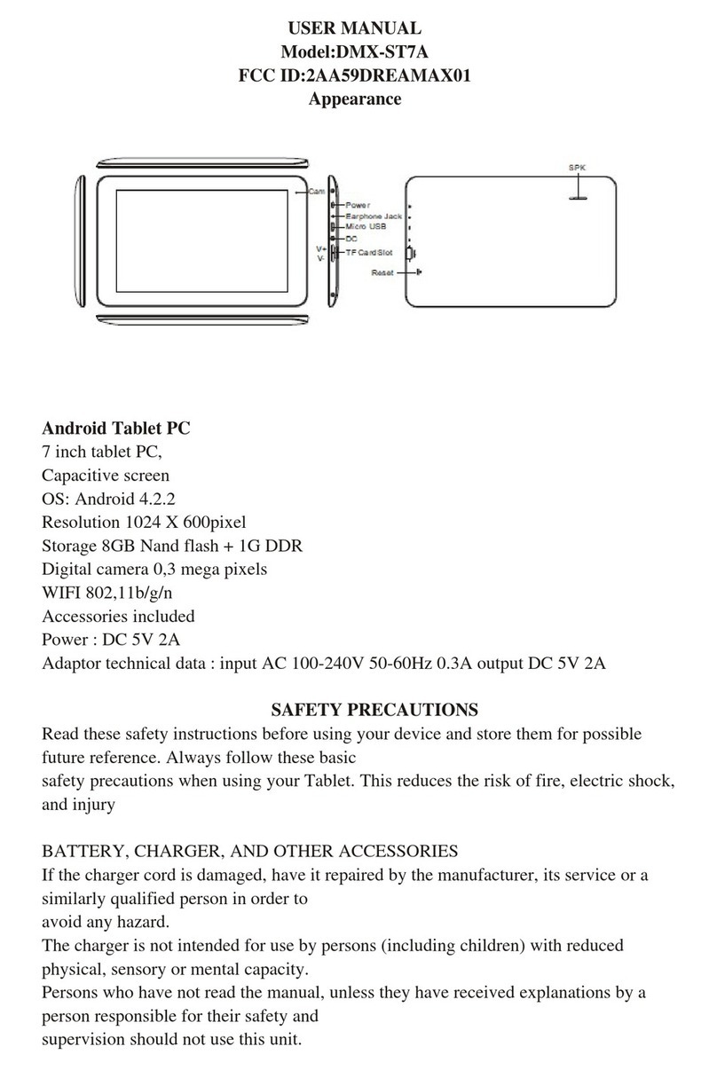 Dreamax DMX-ST7A user manual