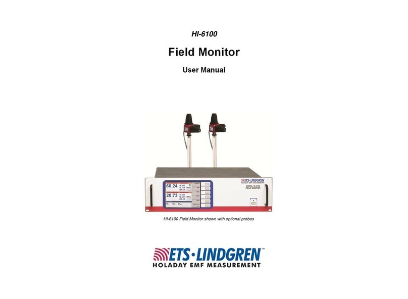 ETS-Lindgren HI-6100 User manual
