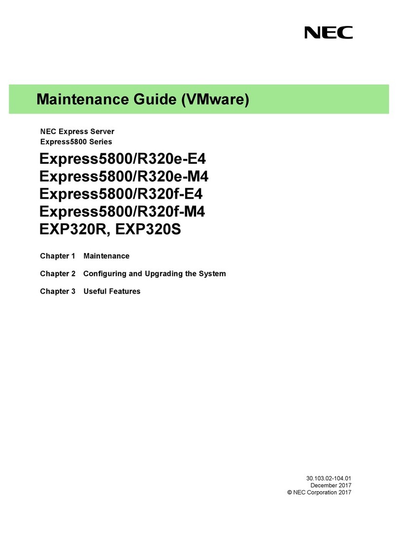 NEC EXP320R Operating manual