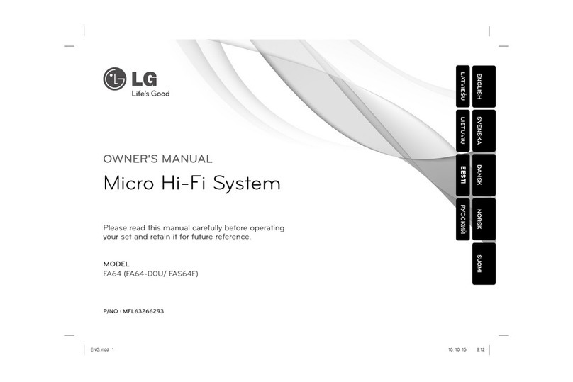 LG FA64 (FA64-D0U/ FAS64F) User manual