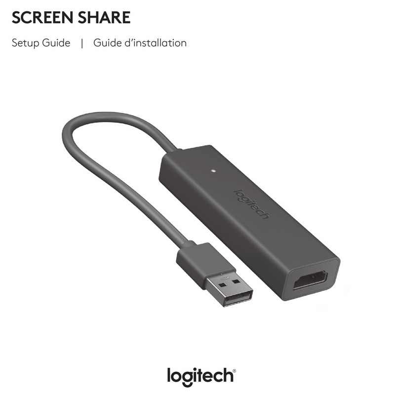 Logitech SCREEN SHARE Setup guide