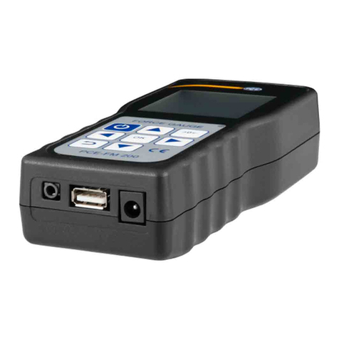 PCE Instruments PCE-FM 20 user manual