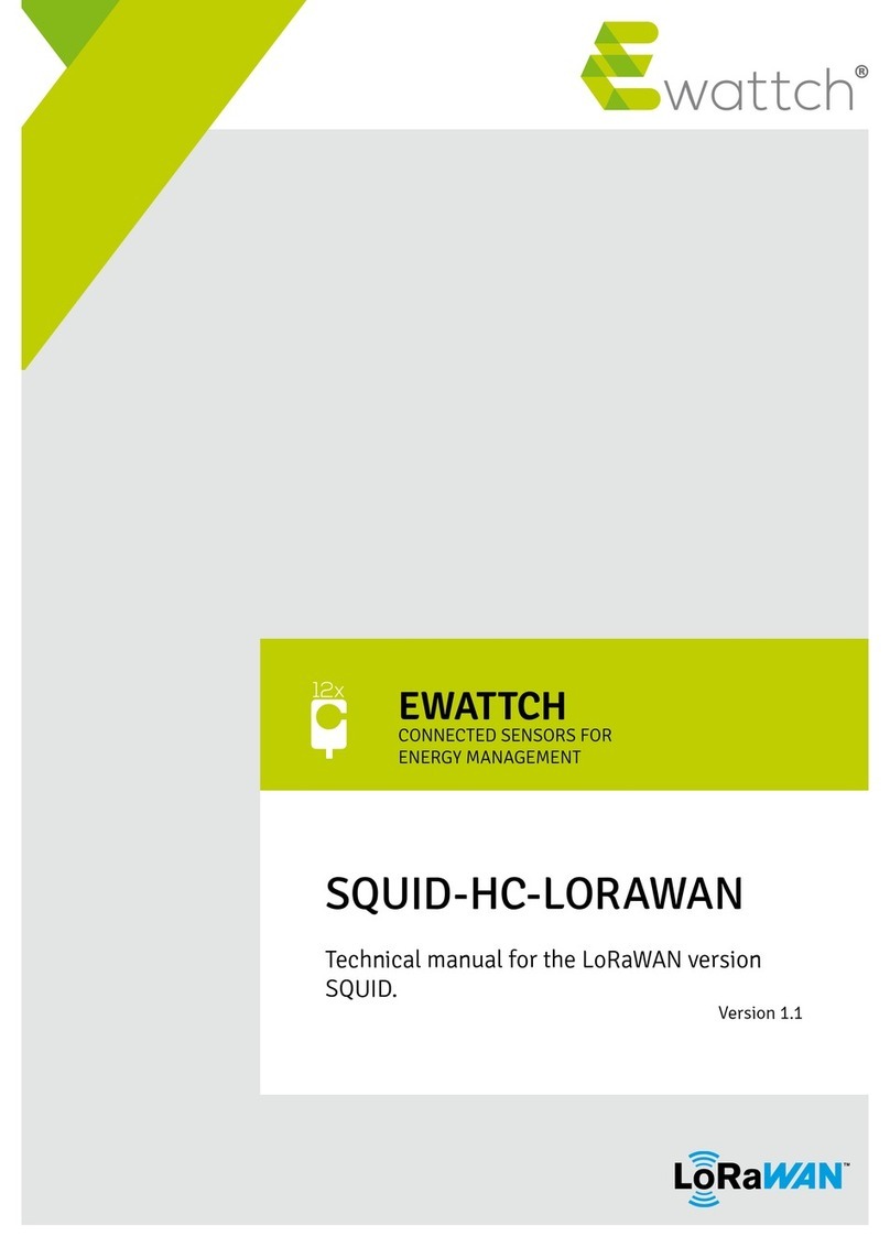Ewattch SQUID-HC-LORAWAN Technical manual