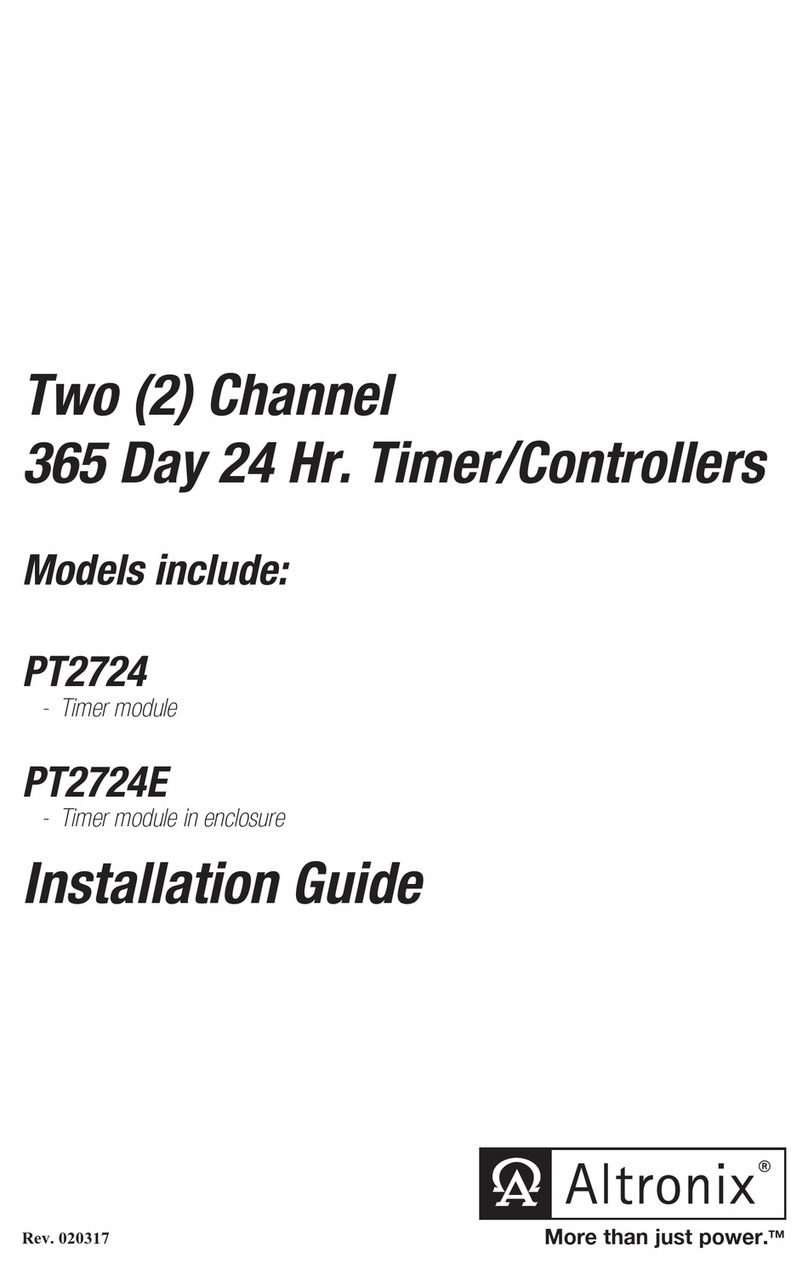 Altronix PT2724 User manual