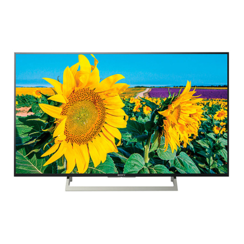Sony BRAVIA KD-55XF80 Series User manual Sony BRAVIA KD-55XF80 Series User manual