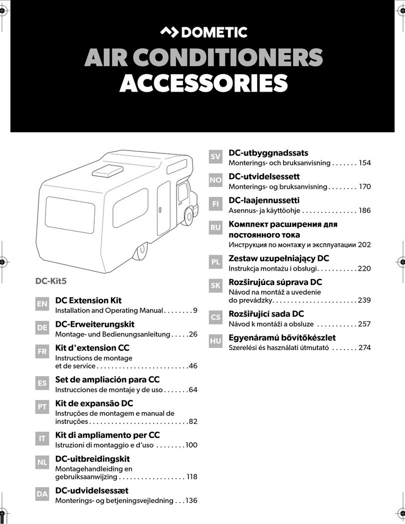 Dometic DC-Kit5 operating manual