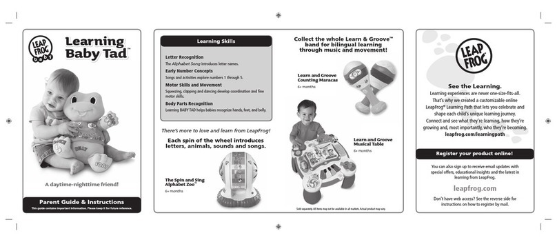 LeapFrog Learning Baby Tad User manual LeapFrog Learning Baby Tad User manual