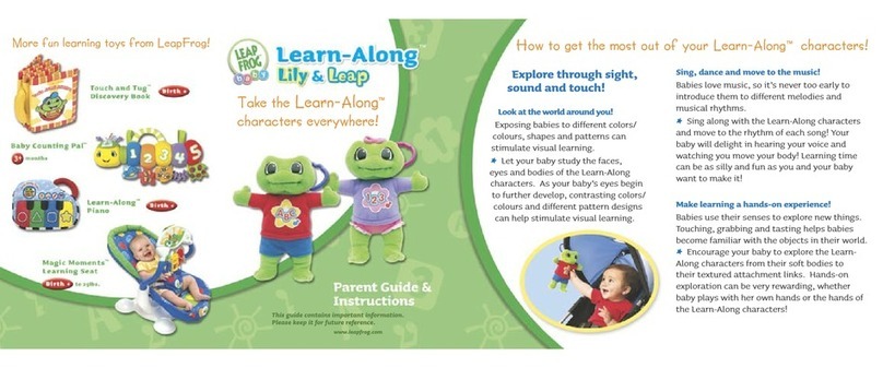 LeapFrog Learn-Along Lily & Leap User manual