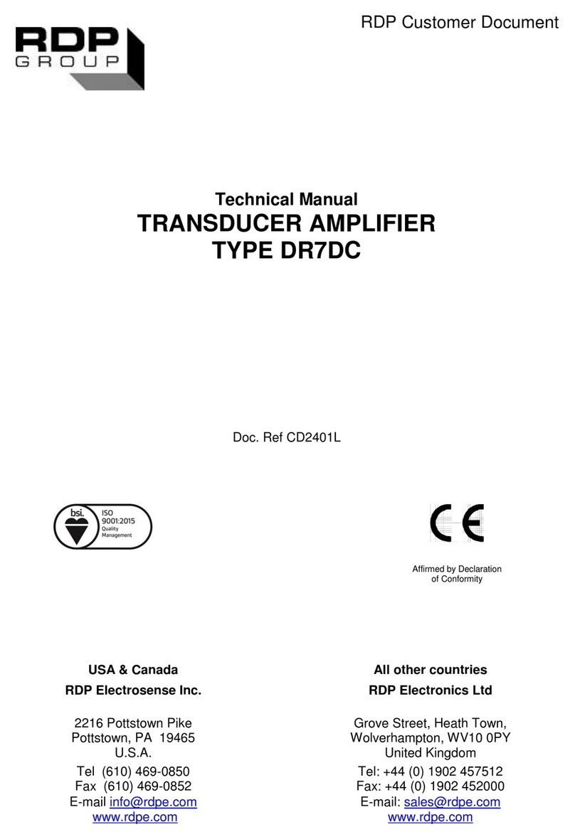 RDP DR7DC User's & technical manual