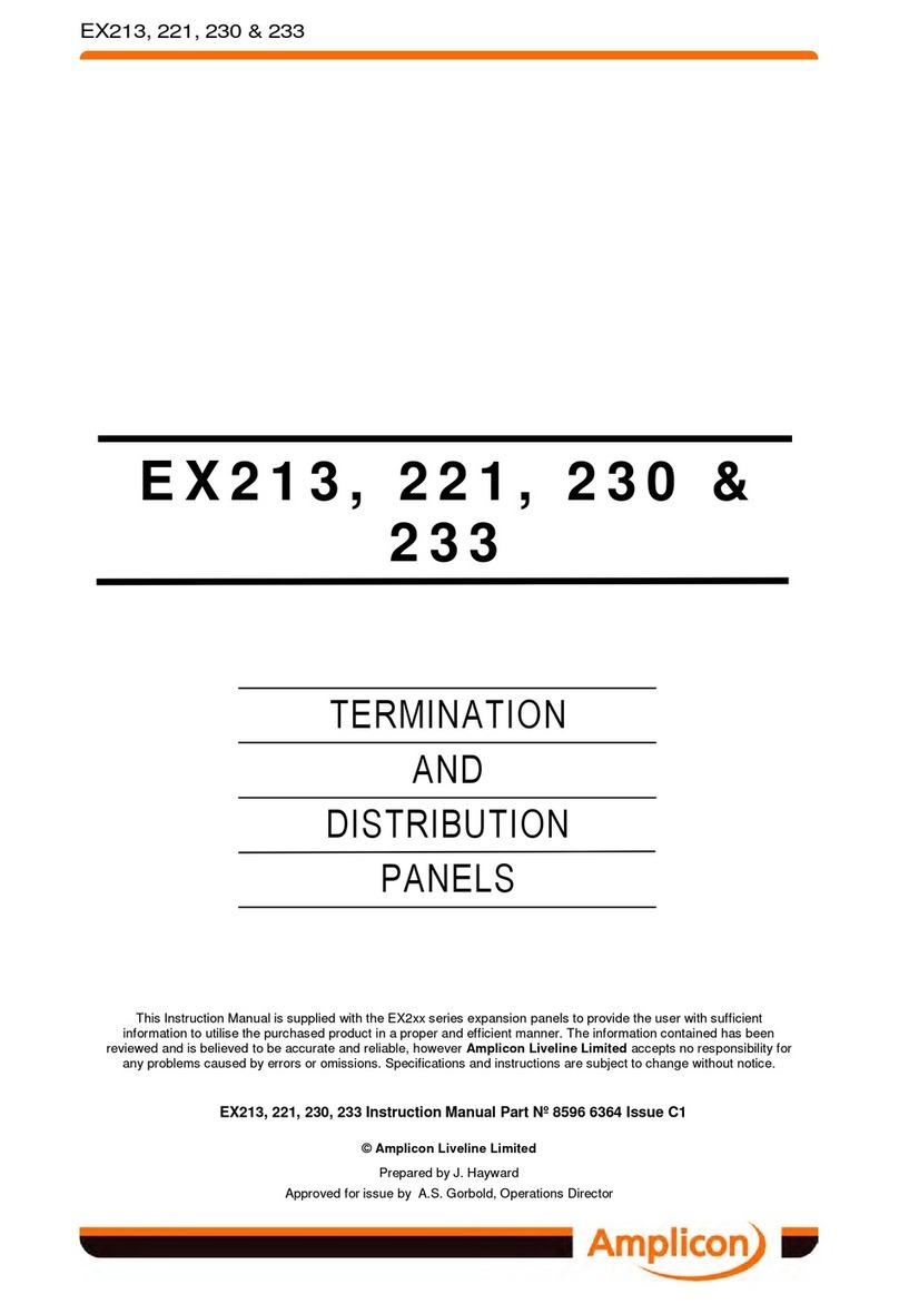 Amplicon EX213 instruction manual