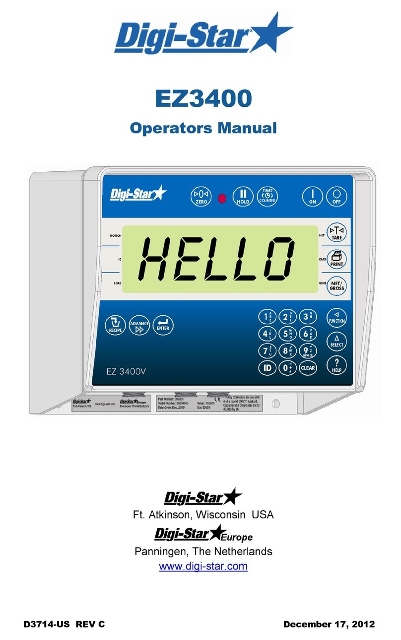 Digistar EZ3400 User manual