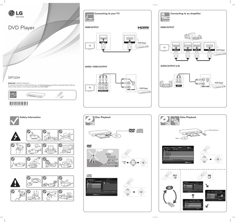 LG DP132H Simple manual