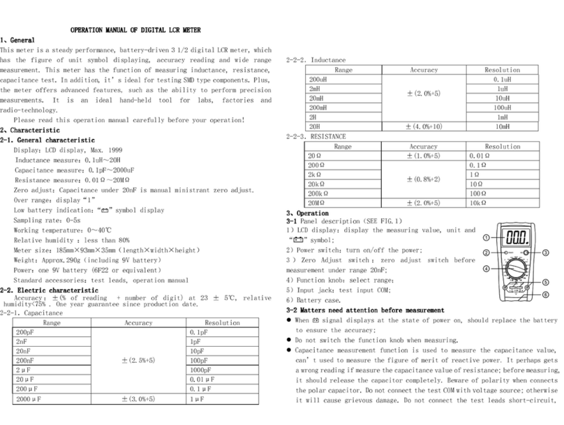 AIDETEK DM4070 Operation manuals