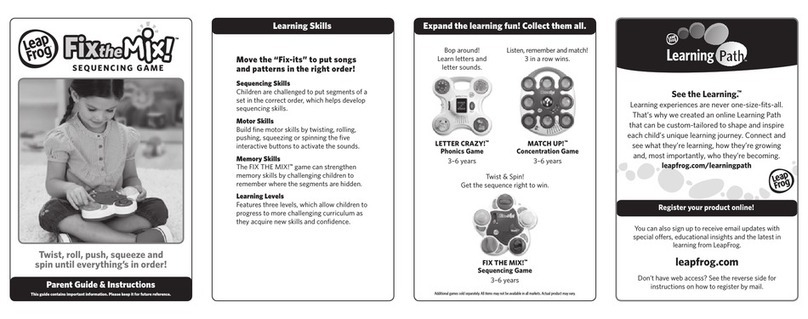 LeapFrog Fix the Mix User manual