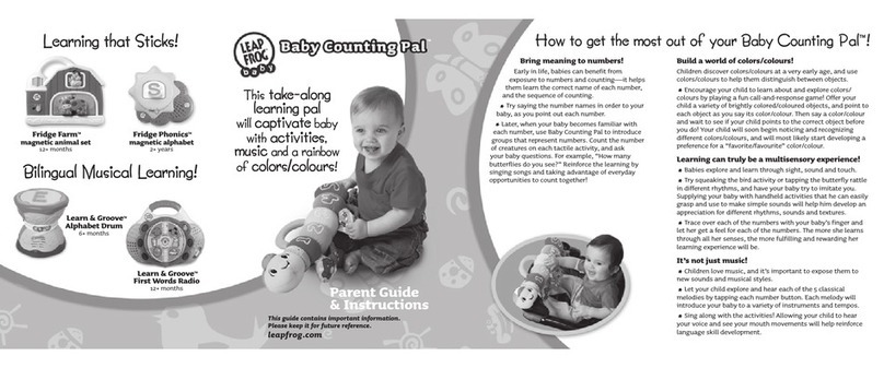 LeapFrog Baby Counting Pal User manual LeapFrog Baby Counting Pal User manual
