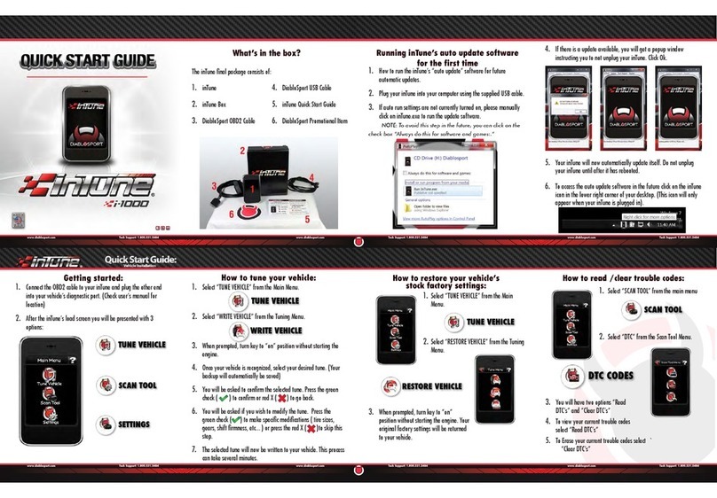 inTune i-1000 quick start guide inTune i-1000 quick start guide