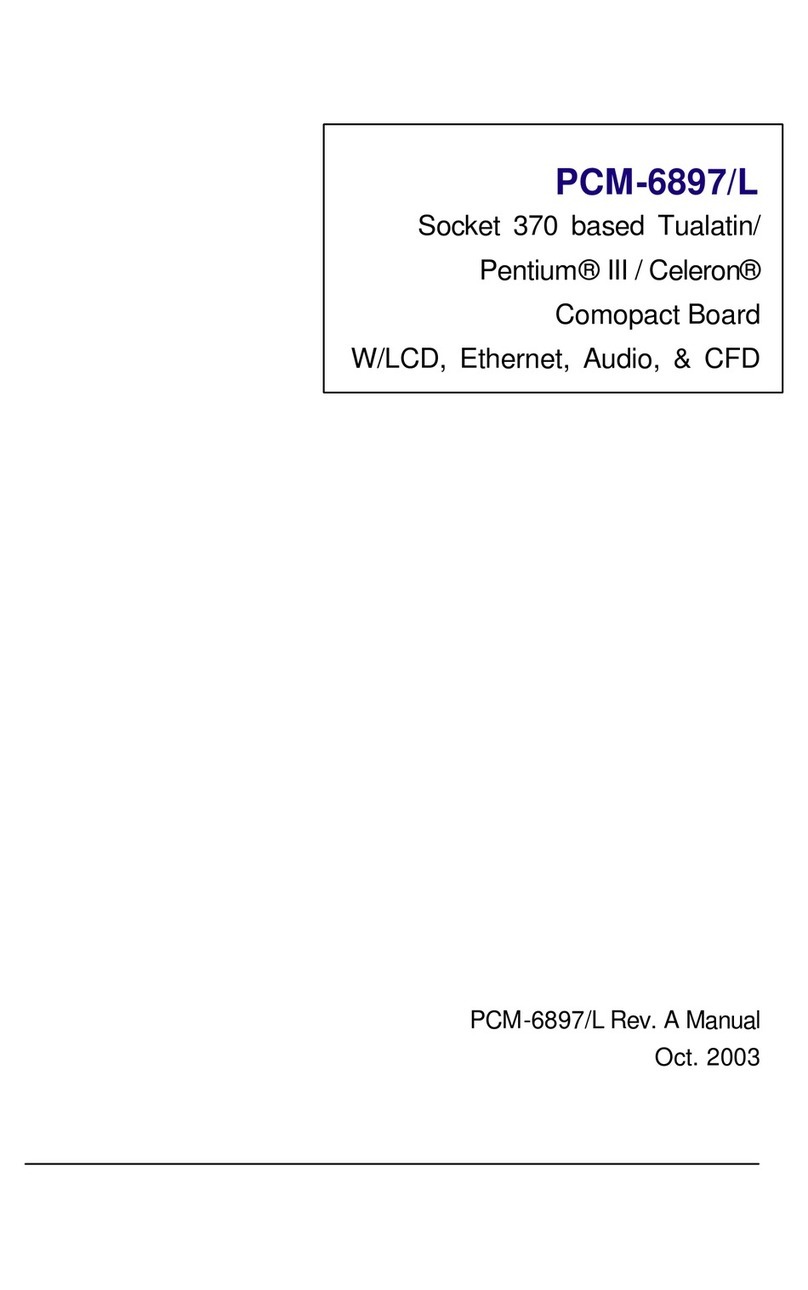 Aaeon PCM-6897/L User manual