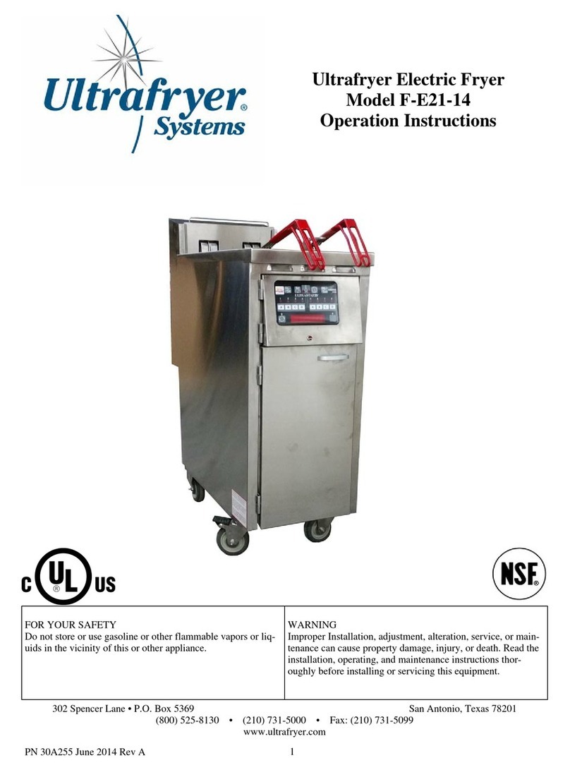 ULTRAFRYER F-E21-14 Operation instructions