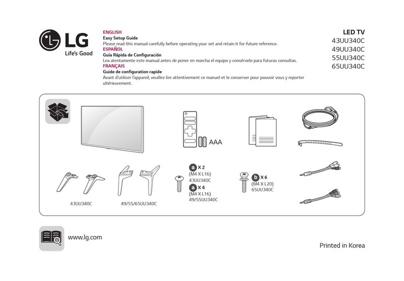 LG 43UU340C User manual