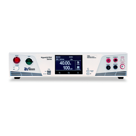 Associated Research HypotULTRA 7800 Operation manual Associated Research HypotULTRA 7800 Operation manual