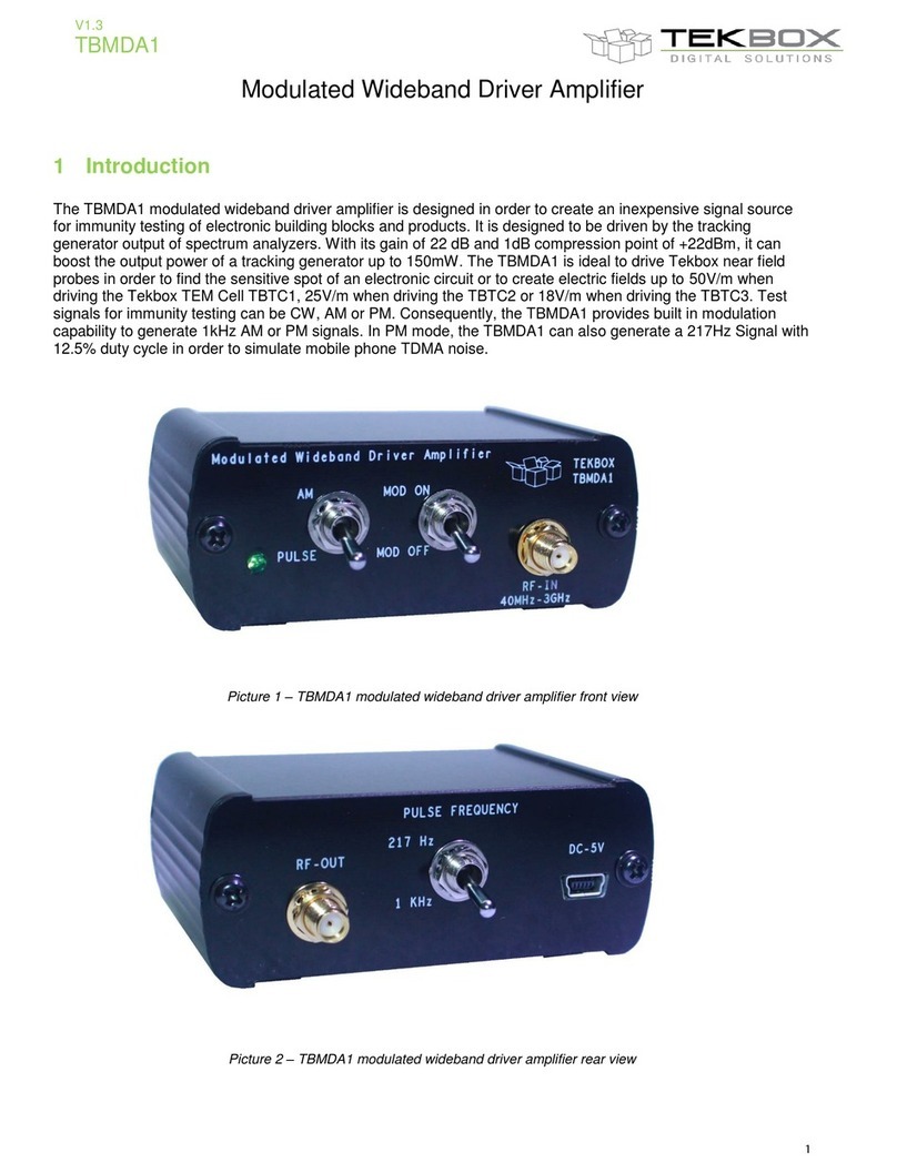 Tekbox TBMDA1 user manual
