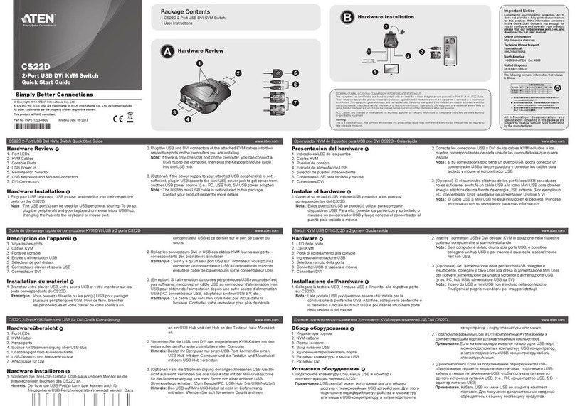 ATEN CS22D quick start guide