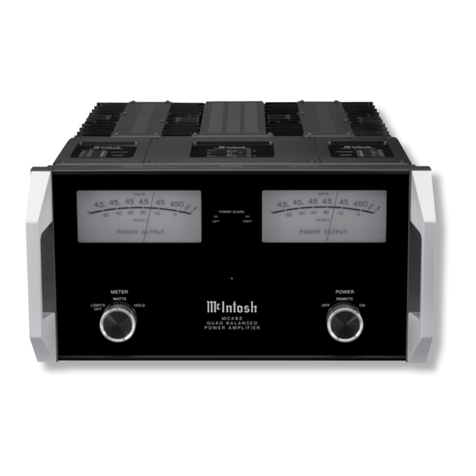 McIntosh MC462 owner's manual