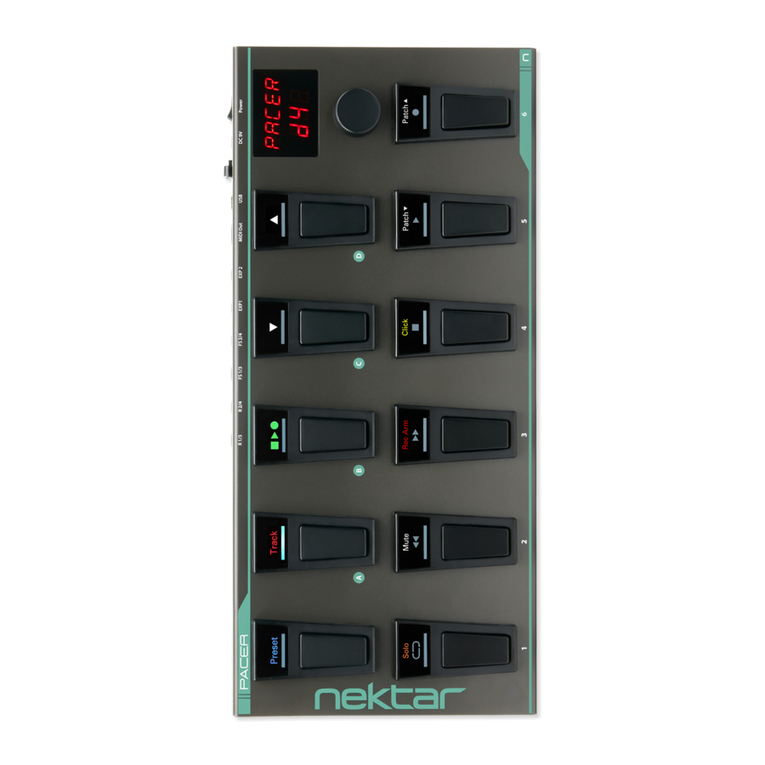 Nektar Pacer user guide