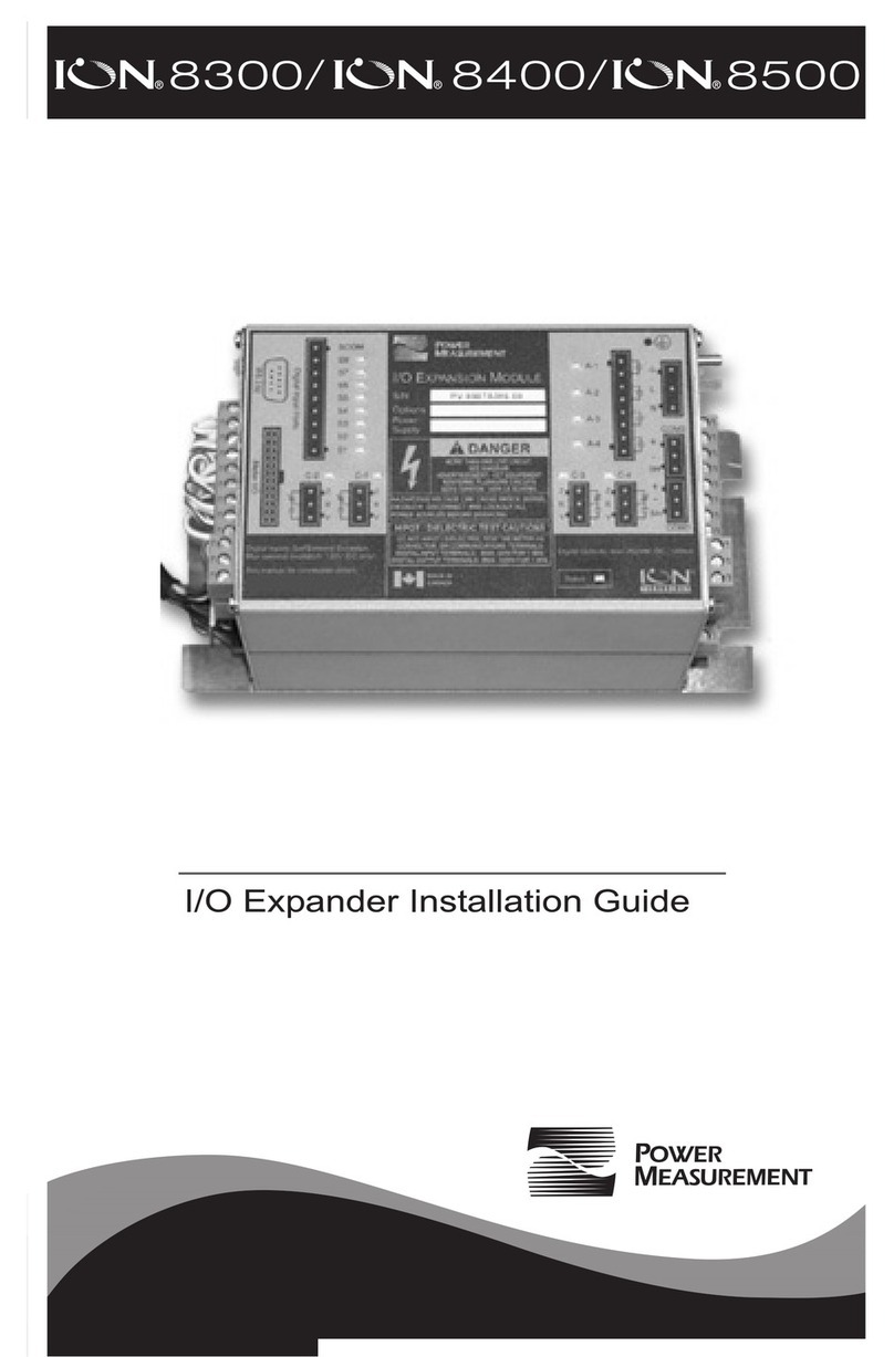 Power Measurement ION 8300 installation guide