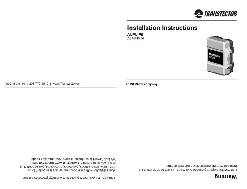 Transtector ALPU Fit User manual