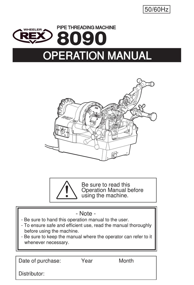 Wheeler-Rex 8090 User manual