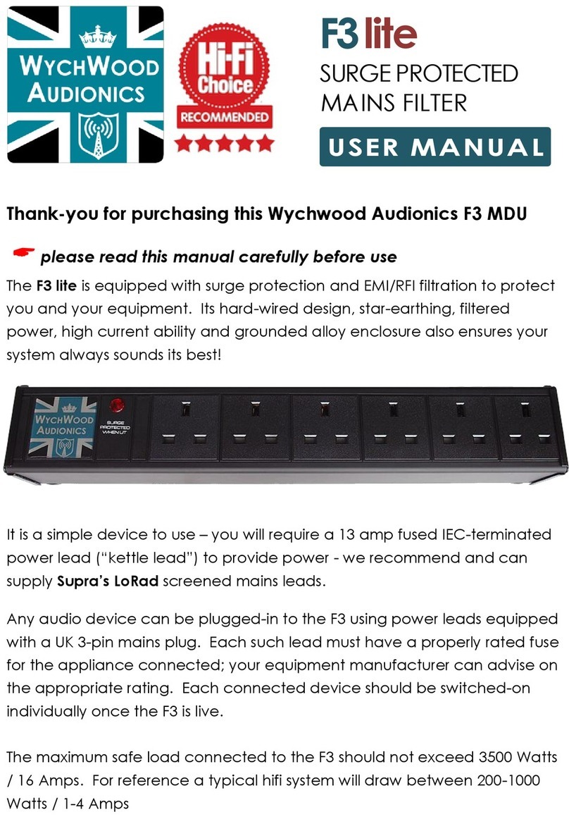 Wychwood Audionics F3lite user manual