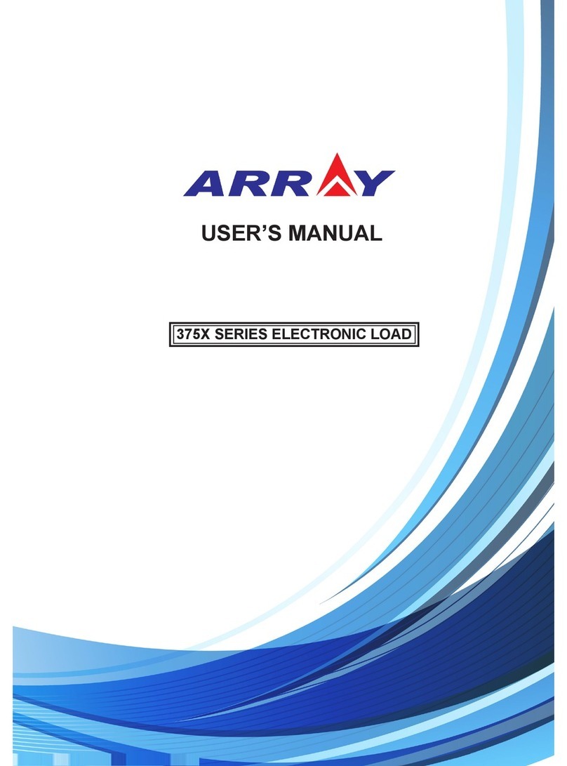 Array electronic 3751A User manual