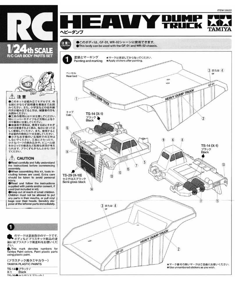 Tamiya GF-01 manual