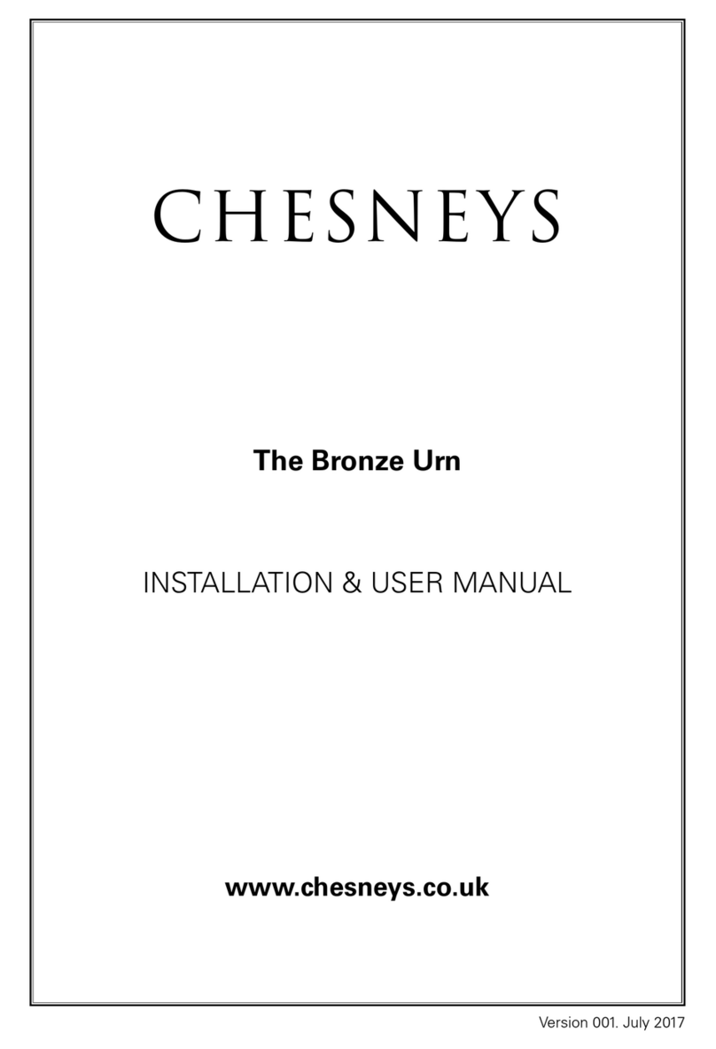 Chesney's The Bronze Urn Installation & user manual Chesney's The Bronze Urn Installation & user manual