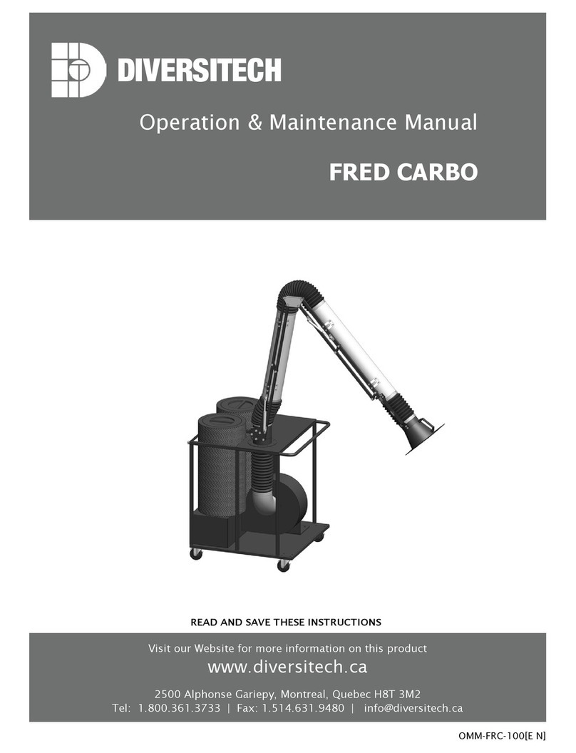 DIVERSITECH FRED CARBO Operation & maintenance manual