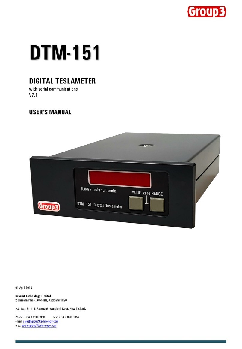 Group3 DTM-151 user manual