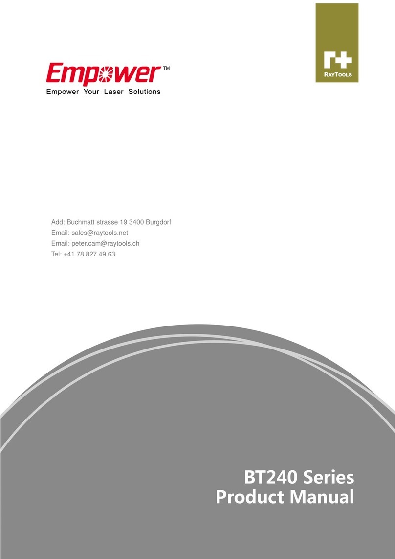 Raytools BT240 Series product manual