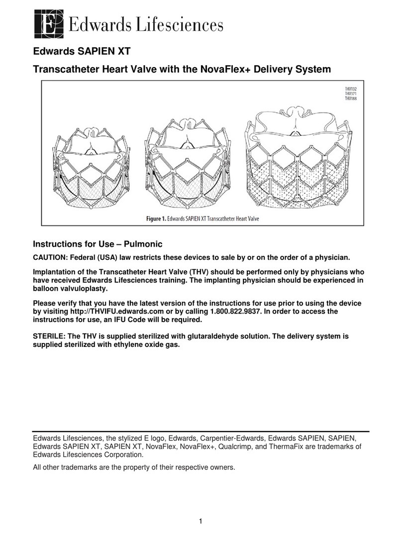 Edwards SAPIEN XT Instructions for use Edwards SAPIEN XT Instructions for use