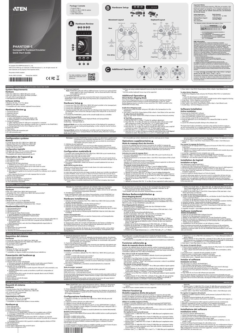 ATEN PHANTOM-S quick start guide
