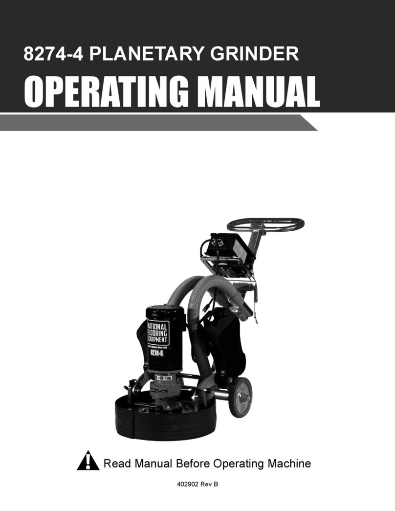 National Flooring Equipment 8274-4 operating manual