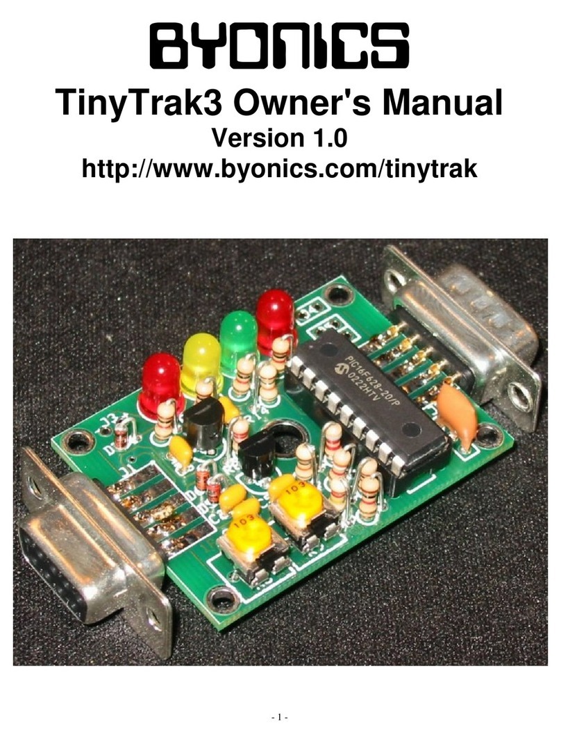 BYONICS TinyTrak3 owner's manual